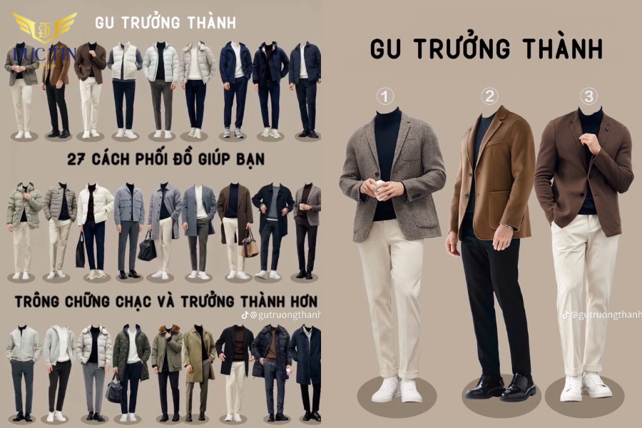 Gợi ý một số outfit giúp bạn trưởng thành hơn